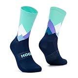 HOOF - Ultraleichte Radsportsocken - atmungsaktiv und bequem - Vaporfeel technisches Material - Anti-Blasen Unisex Socken, Landscapes Northern Lights, 36-39