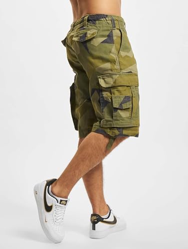 Image of Men's Utility Cotton Vintage-Style Lightweight Breathable Multi Pocket Casual Outdoor Cargo Shorts