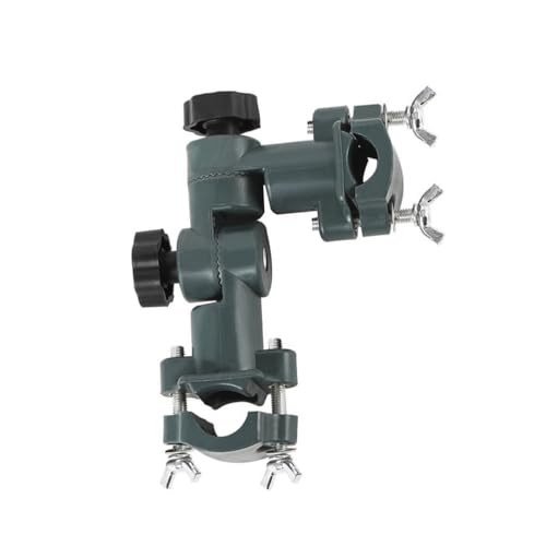 Garneck Strong Umbrella Hanger Bracket - Fishing Umbrella Stand Rack with 360 Degree Rotation - Adjustable Umbrella Universal Clamp for Golf Cart, Beach Chair, Stroller, Bleacher, Patio, Fishing