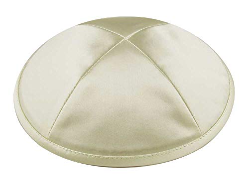 Image of Zion Judaica Deluxe Satin Kippah Yarmulkes for Kids Teens & Adults Skullcaps 6.25 inch Multi-Color Options 4 Panel Design