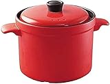 [Répond à tous les besoins de cuisson] : cette cocotte ronde avec couvercle convient au barbecue, au bœuf, au poulet, au pain, aux légumes, etc., et peut être utilisée pour le chauffage et le stockage. Répond à tous vos besoins quotidiens.