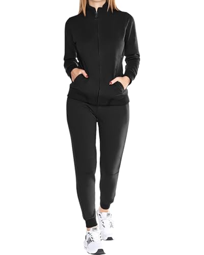 Reviews de Conjuntos para Mujer más recomendados. 45 VIOPY Conjuntos Casuales para Mujer,Negra Cuello Alto Conjunto de 2 Piezas,Moda Ropa de Mujer de Otoño e Invierno (negro, M)
