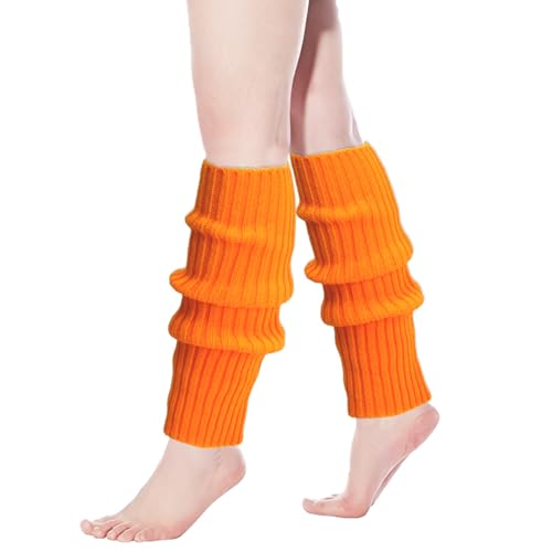 80s White Leg Warmers for Women - Winter Long Leg Warmers, 80s Outfit