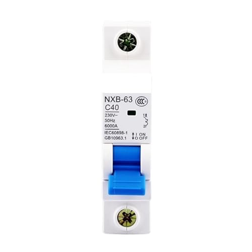 Disjoncteur miniature courbe C de 6A à 63A pour la protection magnétothermique