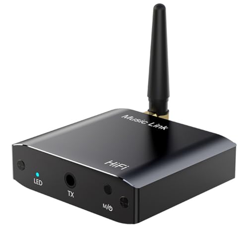 Bluetooth 5.3 Ricevitore Audio Trasmettitore Musicista Stereo Wireless Aux per Cuffie per Auto per Altoparlanti per PC TV