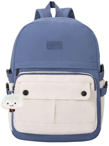 Image of Tinytot 30 Litre Japanese Korean Style School Bag Water-Resistant Laptop & Travel Backpack - Unisex Large 18 Inches Multipurpose Student Backpack for Boys & Girls, Men & Women