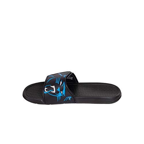 Image of FOCO mens NFL Team Cropped Big Logo Shower Sport Slide Flip Flop Sandals | Casual Sandals