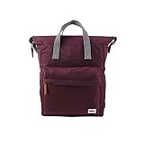ROKA London Bantry - Zaino piccolo – Borsa sostenibile in nylon riciclato, impermeabile, leggero zaino per tutti i giorni per lavoro, viaggi e pendolarismo, prugna, Small