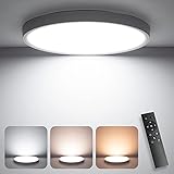 💡💡【Diseño Ultradelgado】La lampara led ultradelgada de 30cm tiene solo 2,5cm de grosor, es delgada y elegante, lo que crea un ambiente hogareño simple y moderno para usted. Lámparas de techo sencillas y elegantes, muy utilizadas en salón, dormitorio, cocina, balcones, sala de estudio, baño, pasillo, etc. Los pasos de instalación son muy sencillos, la instalación es fácil y exitosa sin ayuda adicional.También es fácil de desmontar de forma independiente y limpiarlo.