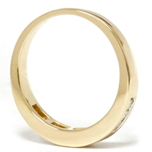 Pompeii Yellow Gold 1/2ct Princess Cut Diamond Wedding Ring2