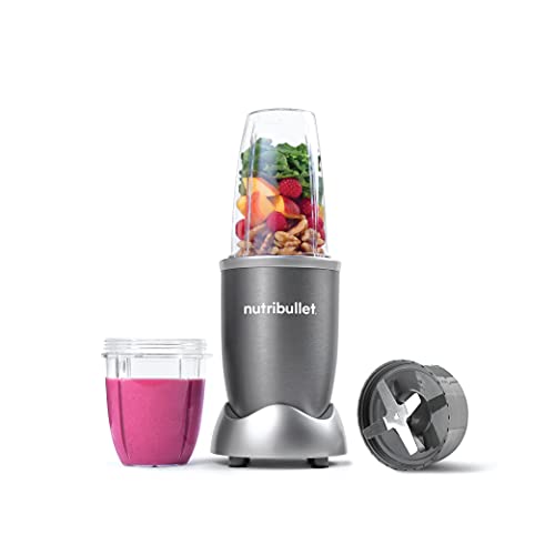NutriBullet 600 Watts 3pc Accessories Multi-Function High Speed Blender Mixer System With Nutrient Extractor Smoothie Maker Grey NBR-0612 1 year limited warranty