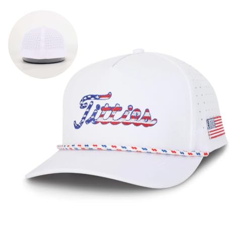 Image of Curves & Clubs Titties Golf Hat - Funny Golf Hat, Titties Hat - Funny American Hat - One-Size-Fits-All - Men's Gifts