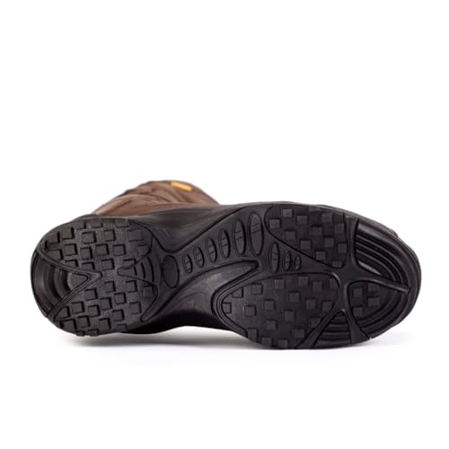 Image of Raida Explorer Mens Motorcycle Boots | Ankle, Shin, & Heel Protection | Memory Foam Insole | Leather (Brown, 12)