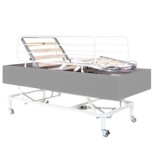 Cama Motorizada Articulada Pilati 3 Movimentos com Regulagem de Altura, Rodas e Grades