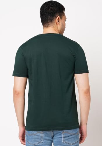 Image of Wear Your Opinion Men's S to 5XL Premium Combed Cotton Printed Half Sleeve T-Shirt (Design: Golden Thor)