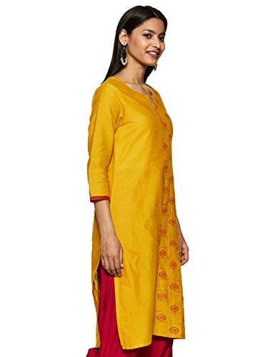 Image of Women's Cotton Regular Kurtas