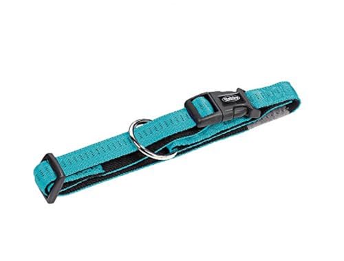 Nobby Halsband Soft Grip, türkis L: 40/55 cm, B: 25 mm, 1 Stück