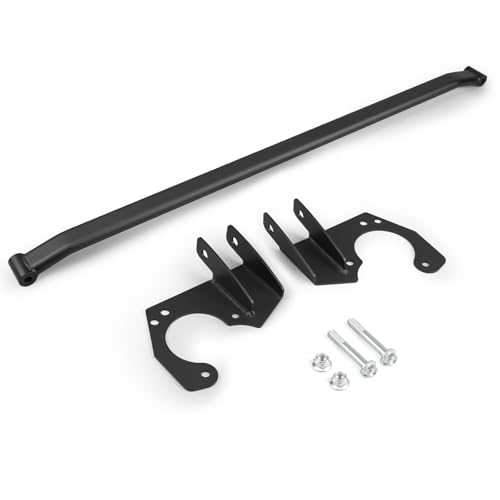 Check Diagonal Strut on Integral Carrier, Replace if Necessary - 2022 Mercedes-Benz SL 6 Bevinsee Front Upper Suspension Strut Tower Bar Brace Steel, Compatible with E90 E92 323i 325i 328i 330i 330i, Black