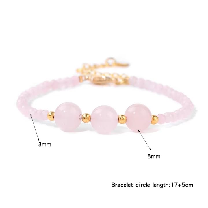 YCTTKDD Bracciale con Perline in Pietra Naturale Bracciale con Perline sfaccettate in lapislazzuli Occhio di Tigre da 3 mm per Donna Uomo
