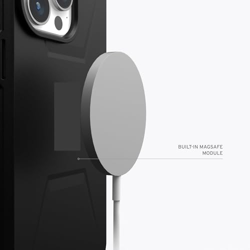 Coque iPhone 15 Pro Max robuste noire antichoc aimant MagSafe - 4