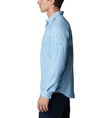 Image of Columbia Men's Silver Ridge Utility Lite Long Sleeve, Jet Stream, XX-Large