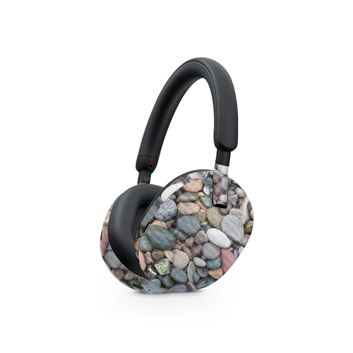 Image of MightySkins Carbon Fiber Skin Compatible with Sony WH-1000XM5 Headphones - Riverbed | Protective, Durable Textured Carbon Fiber Finish | Easy to Apply, Remove, and Change Styles