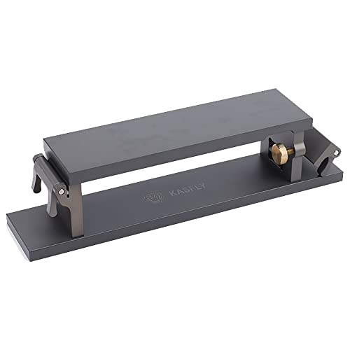 LeTkingok Aluminum Alloy Sandpaper Holder Whetstone Fix Frame Planer Knife Sharpener Stand Professional Knife Sharpening Tools