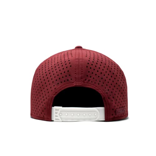 Image of melin Trenches Icon Hydro, Performance Snapback Hat, Water-Resistant Flat Bill Caps for Men & Women, Golf, Running or Workout