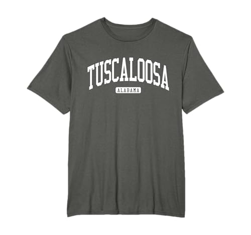 Tuscaloosa Alabama AL College University Style T-Shirt