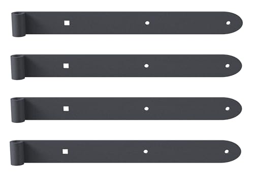 Alberts 839192 Ladenband Ovado | verzinkt, graphitgrau kunststoffbeschichtet | Rollen Ø13 mm | Größe 400 x 40 mm | 4er Set