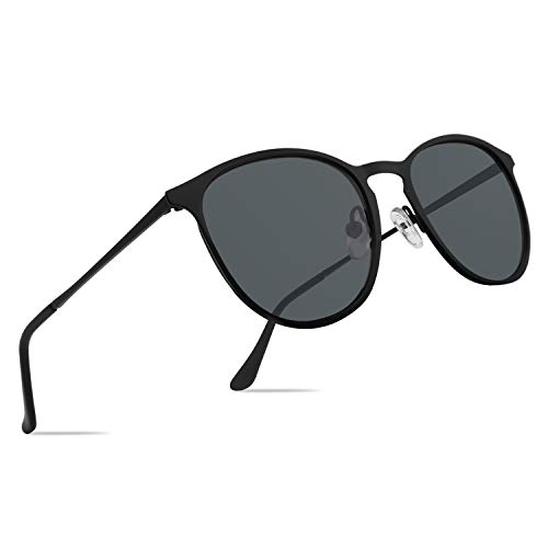 Classic Round Retro Sunglasses UV400 Circle Lens Metal Frame Men Women FW1006 C7