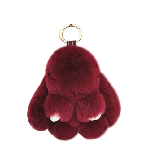 Doux Et Moelleux Lapin Porte - Clés Mignon En Peluche Lapin Porte - Cclés En Peluche Lapin Porte - Clés En Fausse Fourrure Porte - Clés Pompon Porte -...