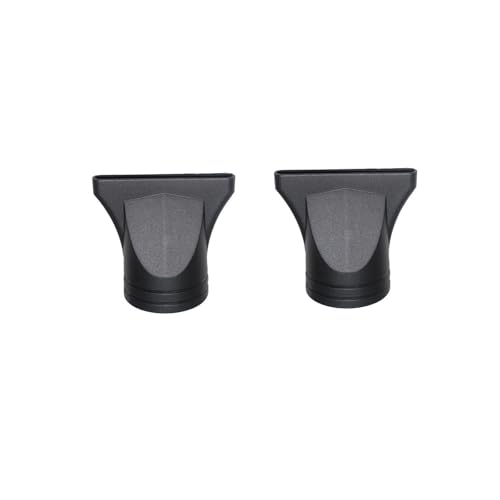 2PCS Universal Hair Dryer Diffuser Nozzles Replacement Black Attachments for Styling and Hairdressing, Curly Hair Diffuser Attachment Fits Most Dryers(outer diameters of 1.65-1.81in)