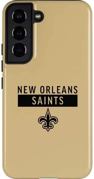 Skinit Pro Phone Case Compatible with Galaxy S22 - Officially Licensed NFL New Orleans Saints Design