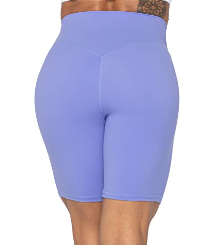 Image of Sunzel No Front Seam High Waist Biker Shorts for Women, Squat Proof Yoga Workout Gym Bike Shorts | 3, 5 Or 8-Inch Inseam, High Waisted, Tummy Control, No Front Seam, Buttery Soft, Compression Fit, Squat Proof