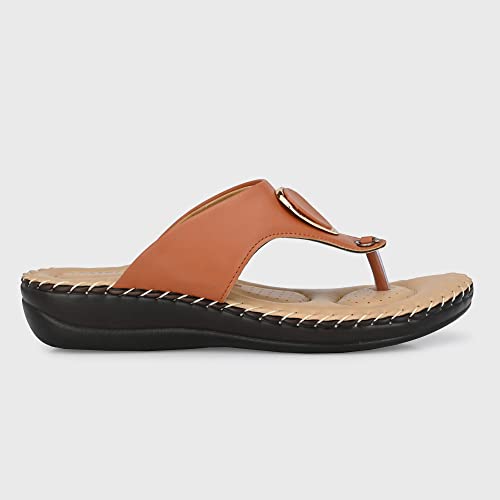 Image of Centrino Women's Thong Comfortable Ortho Care Ladies | Fashion Wear Sandal & Chappal | Soft Cushioned for More Comfort (7902)