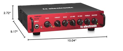 TC Electronic THRUST BQ250 250 Watt Portable Bass Head with Mosfet Preamp and Thrust Compressor