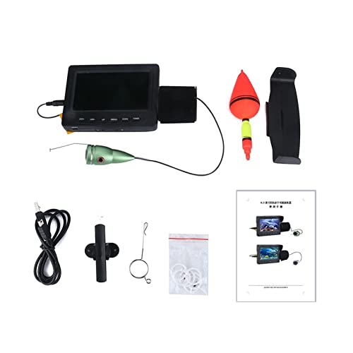 Localizador de vídeo de profundidade de peixe monitor LCD de 4,3 polegadas 1000TVL kit de câmera de
