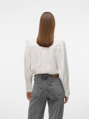Image of VERO Moda Women Rayon Blend Striped Regular Fit Shirt