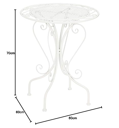 Dehner Beistelltisch Luca, Ø 60 cm, Höhe 70 cm