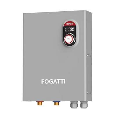 Fogatti 27kW Tankless Water Heater Electric, Up to 6.7 GPM Flow Rate, 240V on Demand Instant Hot Water Heater, ETL Certified, Endless Hot Water Supply for Residential Whole House Shower