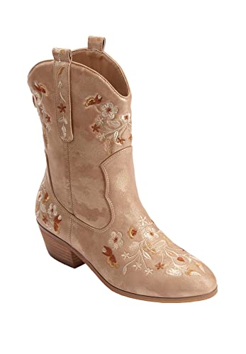 Comfortview Irma Wide Calf Boot Mid Calf Women's Winter Shoes (Wide Widths Available)