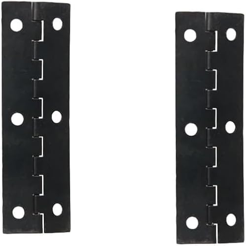 Hinges, 2 Pieces of New Chinese Style Long Iron Packaging with 6 Holes Cabinet Metal Hinge