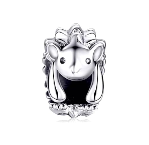 Charm erizo plata 925 abalorio animal compatible Pandora joyería cuentas plata de ley