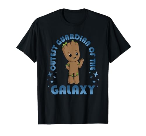 T-shirt I Am Groot Marvel original et officiel imprimé bébé Groot mignon