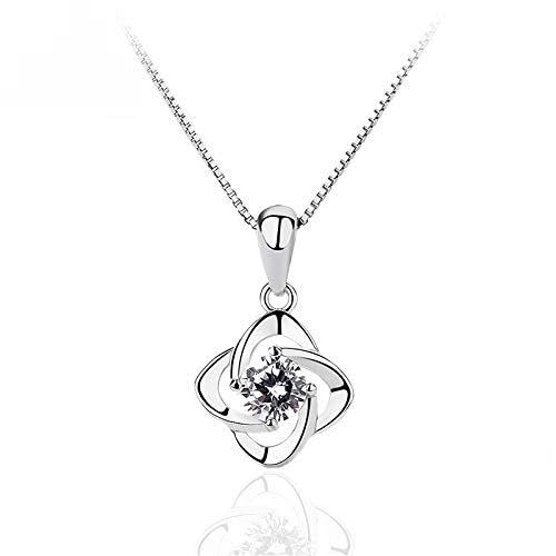 Colliers géométriques en argent 925 de prestige et oxyde de zirconium