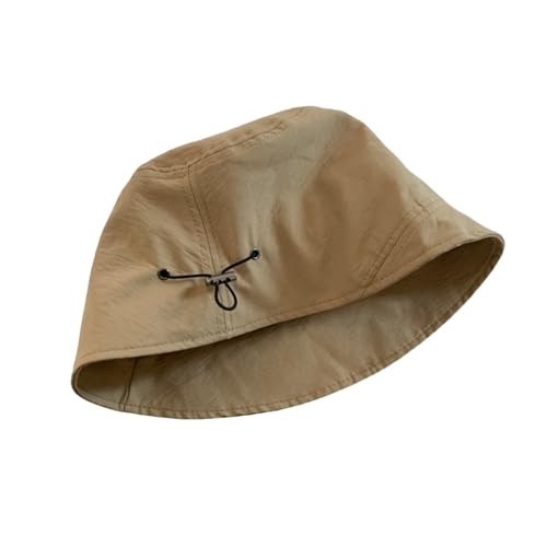 Summer Beach Hat Sun Protection Cap Outdoor, Sun Hat for Women(Khaki)