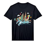Dubai UAE T Shirt -Vintage Souvenir City of Dubai Shirt Gift Performance T-Shirt