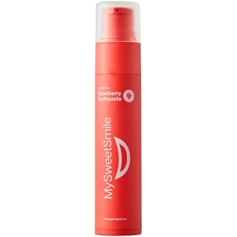 MySweetSmile Strawberry Toothpaste - Fluoride Free Cover