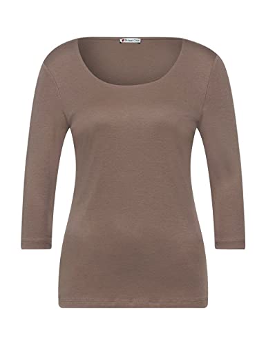 Damenshirt-34-Arm-Basic-T-Shirt